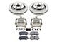 PowerStop OE Replacement Brake Rotor, Pad and Caliper Kit; Rear (15-23 Mustang GT, EcoBoost w/ Performance Pack)
