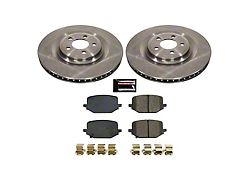 PowerStop OE Replacement Brake Rotor and Pad Kit; Front (24-26 Mustang GT w/o Performance Pack)