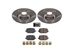 PowerStop OE Replacement Brake Rotor and Pad Kit; Rear (24-26 Mustang EcoBoost w/o Performance Pack)