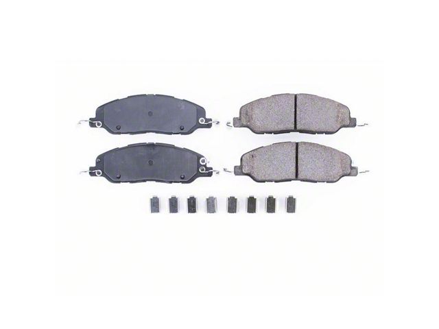 PowerStop Z17 Evolution Plus Clean Ride Ceramic Brake Pads; Front Pair (11-14 Mustang GT w/o Performance Pack, V6)