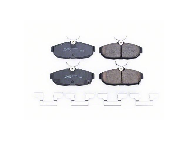 PowerStop Z17 Evolution Plus Clean Ride Ceramic Brake Pads; Rear Pair (2012 Mustang GT500)