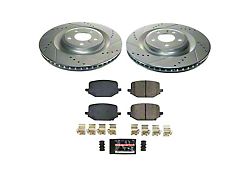 PowerStop Z23 Evolution Sport Brake Rotor and Pad Kit; Front (24-26 Mustang GT w/o Performance Pack)