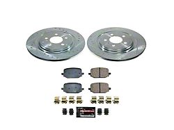 PowerStop Z23 Evolution Sport Brake Rotor and Pad Kit; Rear (24-26 Mustang EcoBoost w/o Performance Pack)