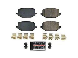 PowerStop Z23 Evolution Sport Carbon-Fiber Ceramic Brake Pads; Rear Pair (24-25 Mustang GT w/o Performance Pack, EcoBoost w/ Performance Pack)