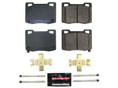 PowerStop Z23 Evolution Sport Carbon-Fiber Ceramic Brake Pads; Rear Pair (20-22 Mustang GT500)