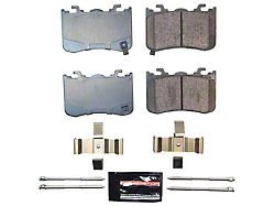 PowerStop Z23 Evolution Sport Carbon-Fiber Ceramic Brake Pads; Rear Pair (24-25 Mustang GT w/ Performance Pack, Dark Horse)