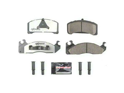 PowerStop Z26 Street Performance Carbon-Fiber Ceramic Brake Pads; Front Pair (83-86 Mustang, Excluding SVO; 87-93 2.3L Mustang)