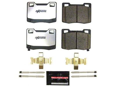 PowerStop Z26 Street Performance Carbon-Fiber Ceramic Brake Pads; Rear Pair (20-22 Mustang GT500)