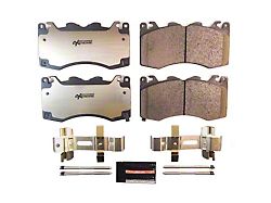 PowerStop Z26 Street Performance Carbon-Fiber Ceramic Brake Pads; Front Pair (24-25 Mustang GT w/ Performance Pack, Dark Horse)