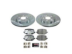 PowerStop Z36 Extreme Truck and Tow Brake Rotor and Pad Kit; Rear (24-26 Mustang EcoBoost w/o Performance Pack)