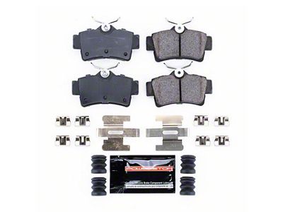 PowerStop Z23 Evolution Sport Carbon-Fiber Ceramic Brake Pads; Rear Pair (94-04 Mustang GT, V6)