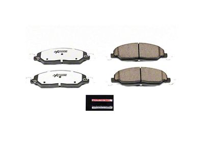 PowerStop Z26 Street Performance Carbon-Fiber Ceramic Brake Pads; Front Pair (05-10 Mustang GT, V6)