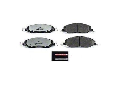 PowerStop Z26 Extreme Performance Ceramic Brake Pads; Front Pair (11-14 Mustang GT w/o Performance Pack, V6)