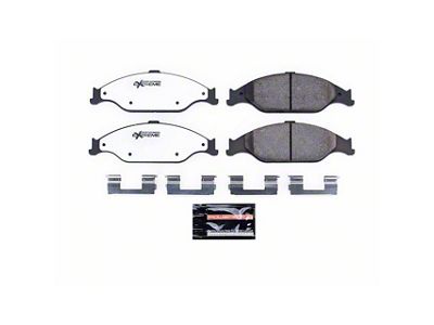 PowerStop Z26 Street Performance Carbon-Fiber Ceramic Brake Pads; Front Pair (99-04 Mustang GT, V6)