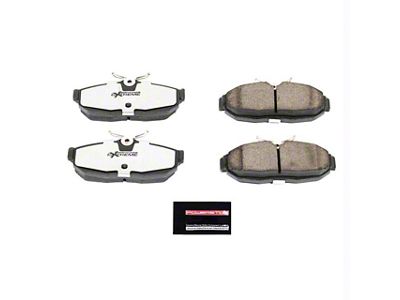 PowerStop Z26 Street Performance Carbon-Fiber Ceramic Brake Pads; Rear Pair (05-10 Mustang; 2011 Mustang GT500)