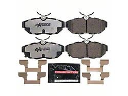 PowerStop Z26 Street Performance Carbon-Fiber Ceramic Brake Pads; Rear Pair (11-12 Mustang GT, V6; 13-14 Mustang)