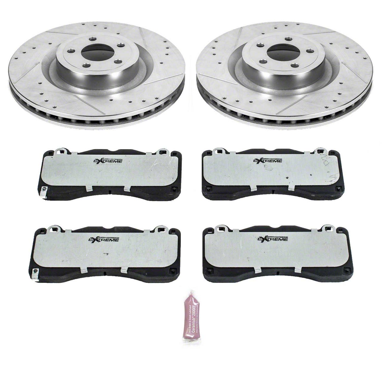 山田 PowerStop Mustang Z26 Street Warrior Brake Rotor and Pad Kit