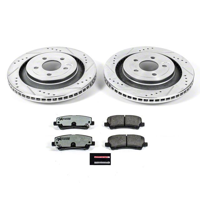 山田 PowerStop Mustang Z26 Street Warrior Brake Rotor and Pad Kit
