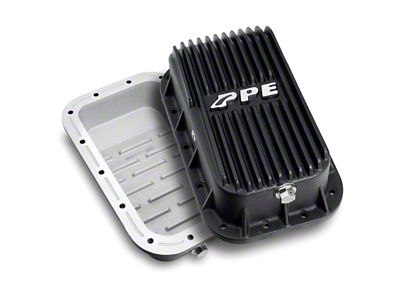 PPE Heavy-Duty Cast Aluminum Engine Oil Pan; Black (11-23 3.6L Challenger)