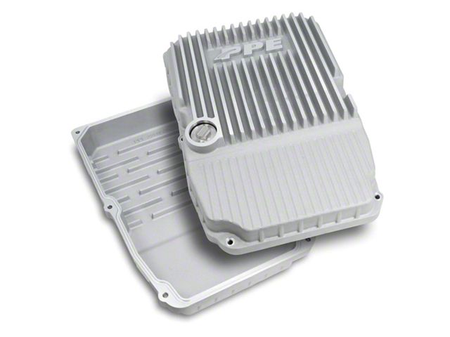 PPE Heavy-Duty Cast Aluminum Transmission Pan; Raw (08-14 Challenger w/ Automatic Transmission)