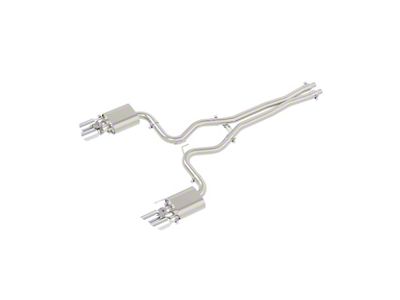 PPE Cat-Back Exhaust with Raw Tubes and Polished Tips (18-23 Mustang GT Fastback w/ Active Exhaust)