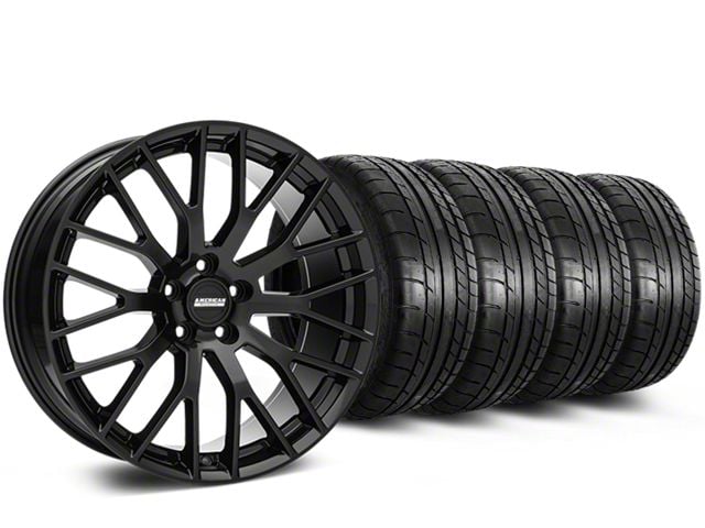 19x8.5 Performance Pack Style Wheel & Mickey Thompson Street Comp Tire Package (05-14 Mustang)