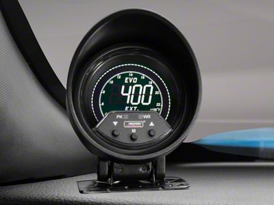 Prosport 60mm Premium EVO Series Exhaust Gas Temperature Gauge; Quad Color (Universal; Some Adaptation May Be Required)