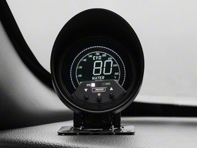 Prosport 60mm Premium EVO Series Water Temperature Gauge; Quad Color (Universal; Some Adaptation May Be Required)