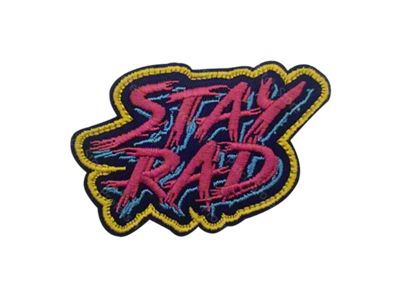 Primo Workz Velcro Patch; Stay Rad