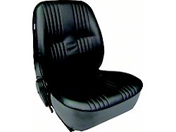 Procar by SCAT Pro-90 Lowback Reclining Seat; Black Vinyl; Driver Side (Universal; Some Adaptation May Be Required)