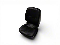 Procar by SCAT Pro-90 Lowback Reclining Seat; Black Vinyl; Driver Side (Universal; Some Adaptation May Be Required)