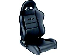 Procar by SCAT Sportmans Series Reclining Seat; Black Simulated Leatherette; Passenger Side (Universal; Some Adaptation May Be Required)