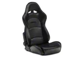 Procar by SCAT Sportsman Pro Reclining Seat; Black Vinyl (79-14 Mustang)