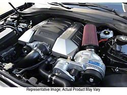 Procharger Stage II Intercooled Supercharger Complete Kit with i-1; Black Finish (10-15 Camaro SS)