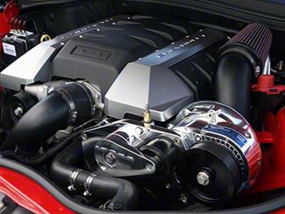 Procharger Stage II Intercooled Supercharger Complete Kit with P-1SC-1; Satin Finish (10-15 Camaro SS)