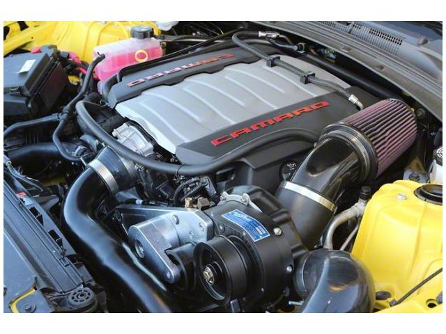 Procharger Stage II Intercooled Supercharger Complete Kit with P-1SC-1; Satin Finish (16-23 Camaro LT1, SS)