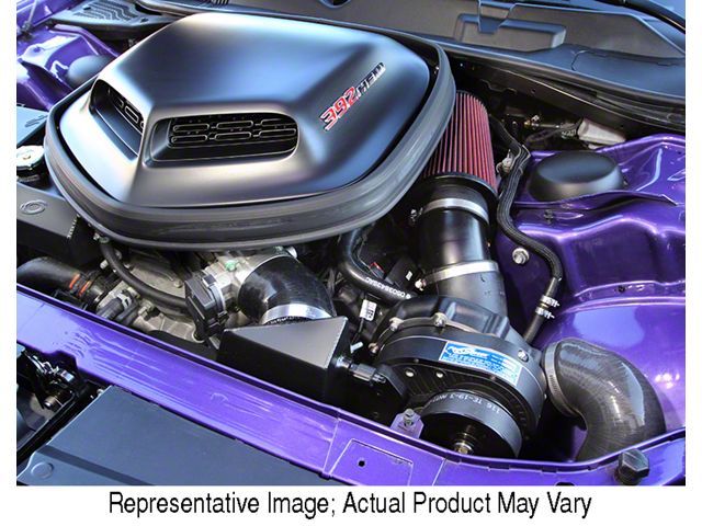 Procharger Stage II Intercooled Supercharger Tuner Kit with P-1SC-1; Polished Finish (11-23 6.4L HEMI Challenger)