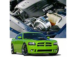 Procharger Stage II Intercooled Supercharger Complete Kit with P-1SC-1; Satin Finish (06-08 5.7L HEMI Charger)