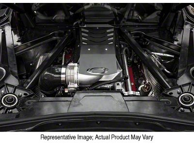 Procharger Stage II Intercooled Supercharger Tuner Kit with P-1SC-1; Satin Finish (20-25 Corvette C8 Stingray Coupe)