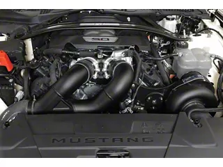 Procharger High Output Intercooled Supercharger Complete Kit with P-1X; Satin Finish (24-25 Mustang GT, Dark Horse)