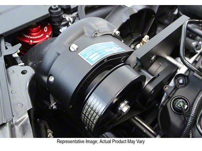 Procharger High Output Intercooled Supercharger Complete Kit with P-1SC-1; Polished Finish (15-17 Mustang GT)