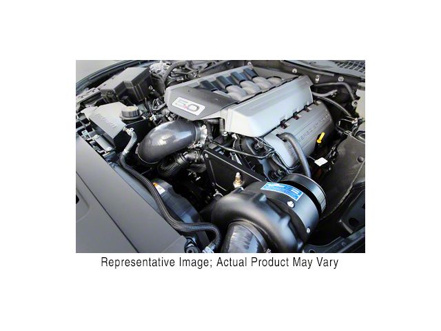 Procharger Stage II Intercooled Supercharger Complete Kit with P-1SC-1; Black Finish (15-17 Mustang GT)