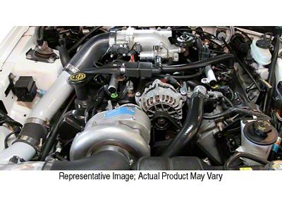 Procharger Stage II Intercooled Supercharger Complete Kit with P-1SC; Black Finish (96-98 Mustang GT)