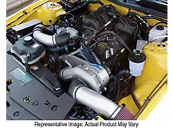 Procharger Stage II Intercooled Supercharger Complete Kit with P-1SC; Black Finish (05-10 Mustang V6)