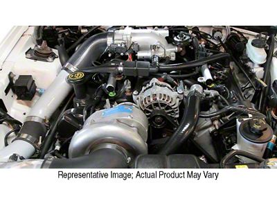 Procharger Stage II Intercooled Supercharger Complete Kit with P-1SC; Satin Finish (96-98 Mustang GT)