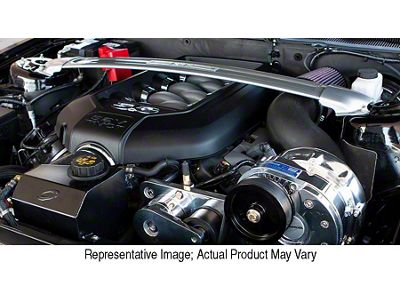 Procharger Stage II Intercooled Supercharger Tuner Kit with P-1SC-1; Black Finish (11-14 Mustang GT)