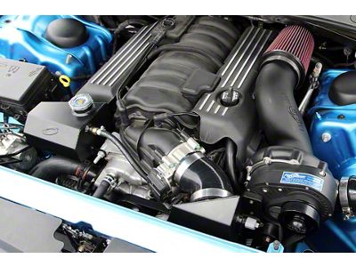 Procharger Stage II Intercooled Supercharger Complete Kit with P-1SC-1; Satin Finish (15-23 6.4L HEMI Challenger)