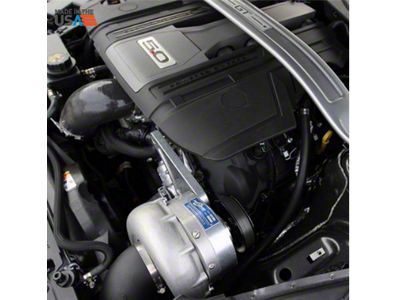Procharger Stage II Intercooled Supercharger Tuner Kit with P-1SC-1; Satin Finish (18-23 Mustang GT)
