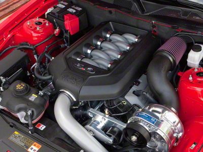 Procharger Stage II Intercooled Supercharger Complete Kit with P-1SC-1; Satin Finish (11-14 Mustang GT)