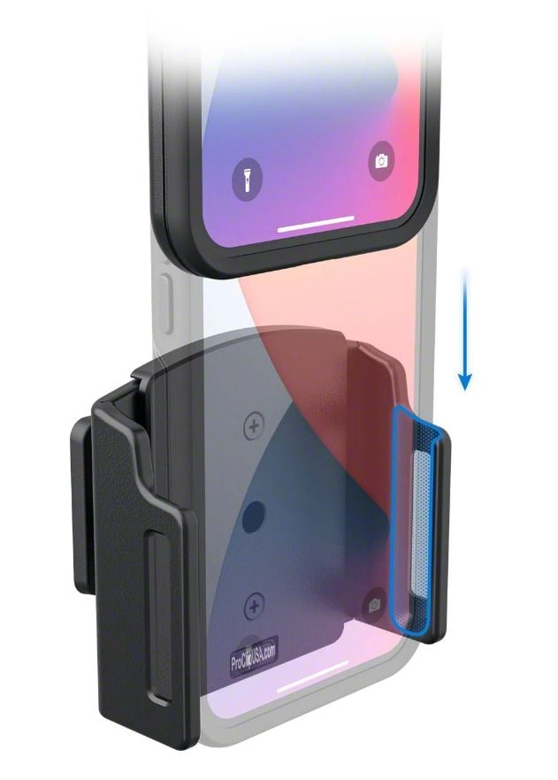 ProClip Mustang Adjustable iPhone Holder for iPhone 13, 13 Pro, 12, 12